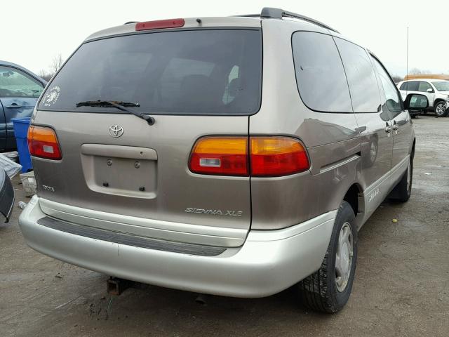 4T3ZF13C2XU168360 - 1999 TOYOTA SIENNA LE TAN photo 4