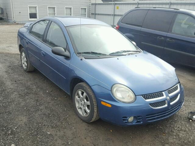 1B3ES56C43D253576 - 2003 DODGE NEON SXT BLUE photo 1