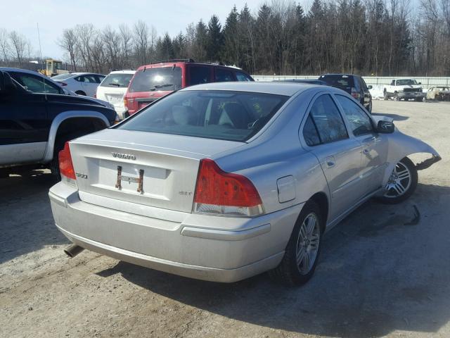 YV1RS592172605723 - 2007 VOLVO S60 2.5T SILVER photo 4