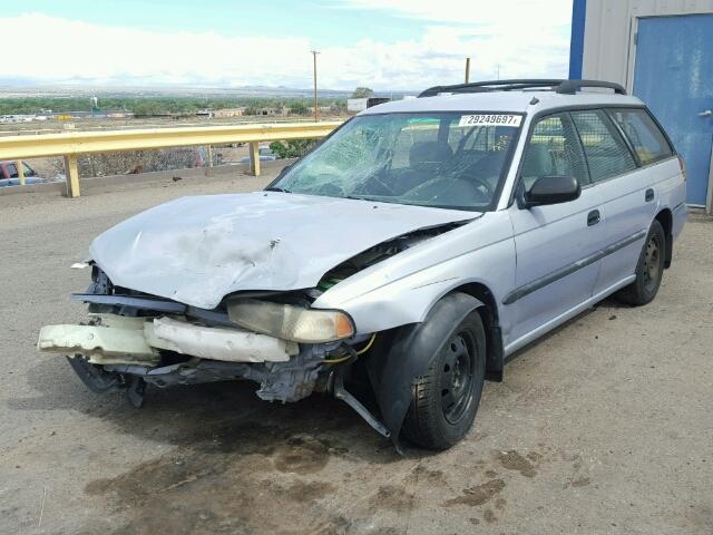 4S3BK6356S7346805 - 1995 SUBARU LEGACY L/O BLUE photo 2