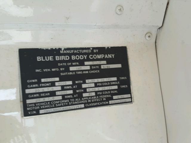 1HVLNHGL8HHA21153 - 1987 INTERNATIONAL S-SERIES 1 黄色 照片 10