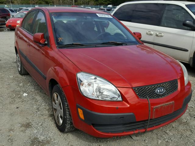 KNADE123366078761 - 2006 KIA RIO RED photo 1