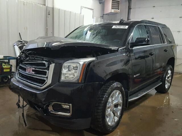 1GKS2BKC5FR558358 - 2015 GMC YUKON SLT BLACK photo 2