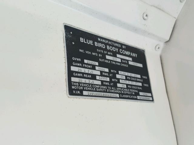 1HVLNHGL4HHA20601 - 1987 INTERNATIONAL S-SERIES 1 黄色 照片 10