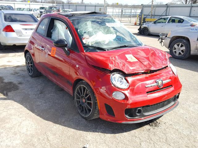 3C3CFFFH9CT363386 - 2012 FIAT 500 ABARTH RED photo 1