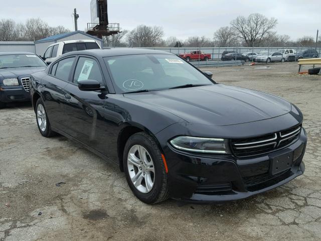 2C3CDXBG6FH776307 - 2015 DODGE CHARGER SE BLACK photo 1