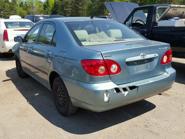 1NXBR32E65Z496152 - 2005 TOYOTA COROLLA CE GREEN photo 3