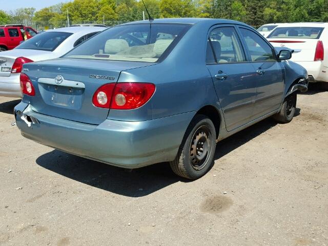 1NXBR32E65Z496152 - 2005 TOYOTA COROLLA CE GREEN photo 4