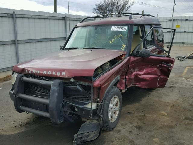 SALTL16473A788092 - 2003 LAND ROVER DISCOVERY BURGUNDY photo 2