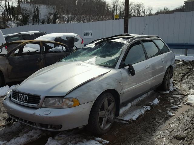 WAUKC28D3YA134913 - 2000 AUDI A4 1.8T AV SILVER photo 2