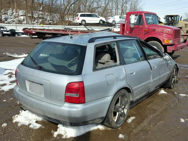 WAUKC28D3YA134913 - 2000 AUDI A4 1.8T AV SILVER photo 4