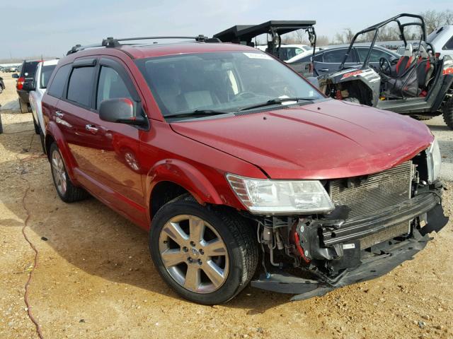 3D4GG67V09T217453 - 2009 DODGE JOURNEY R/ RED photo 1