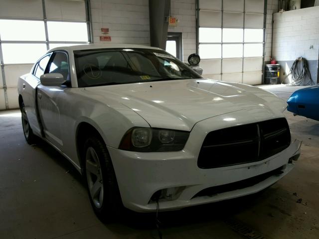 2B3CL1CT1BH583730 - 2011 DODGE CHARGER PO WHITE photo 1