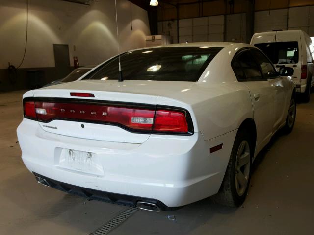 2B3CL1CT1BH583730 - 2011 DODGE CHARGER PO WHITE photo 4