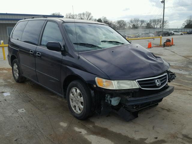 5FNRL18693B131219 - 2003 HONDA ODYSSEY EX BLUE photo 1