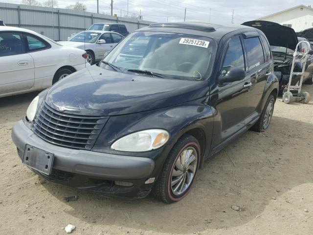 3C8FY4BB91T500380 - 2001 CHRYSLER PT CRUISER BLACK photo 2