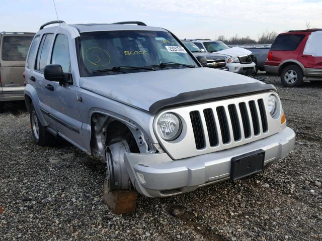 1J4GL38K25W638004 - 2005 JEEP LIBERTY RE SILVER photo 1