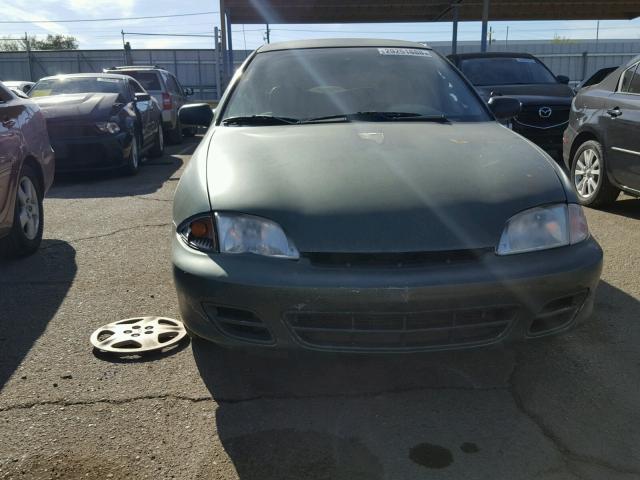 3G1JC52471S211997 - 2001 CHEVROLET CAVALIER B GREEN photo 9