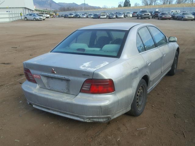 4A3AA46G21E185702 - 2001 MITSUBISHI GALANT ES GRAY photo 4