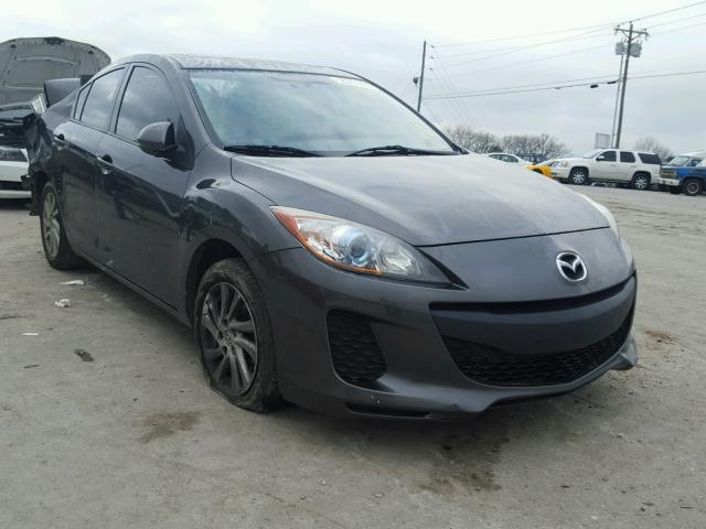 JM1BL1V71C1533341 - 2012 MAZDA 3 I CHARCOAL photo 1