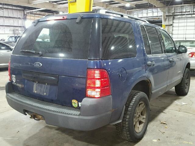 1FMZU72K54ZB15516 - 2004 FORD EXPLORER X BLUE photo 4