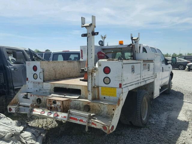 1FDAW56S04EA73284 - 2004 FORD F550 SUPER WHITE photo 4