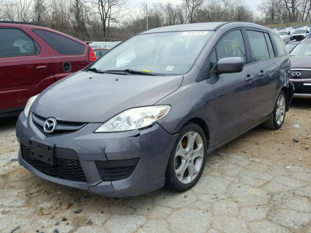 JM1CR2W3XA0380871 - 2010 MAZDA 5 GRAY photo 2