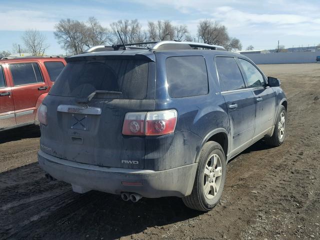 1GKEV23748J146715 - 2008 GMC ACADIA SLT ლურჯი ფოტო 4