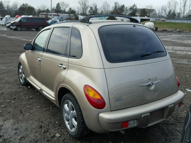 3C8FY68B43T545409 - 2003 CHRYSLER PT CRUISER BEIGE photo 3