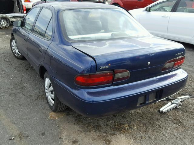 1Y1SK5262VZ449079 - 1997 GEO PRIZM BLUE photo 3