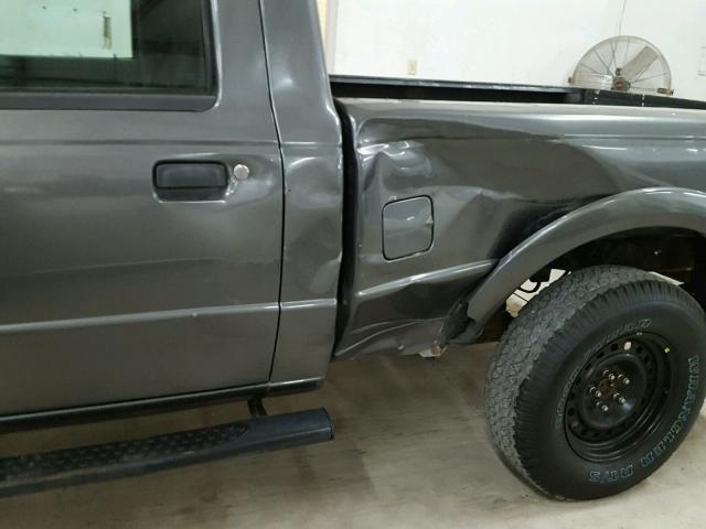 1FTZR11UX4TA10267 - 2004 FORD RANGER CHARCOAL photo 9