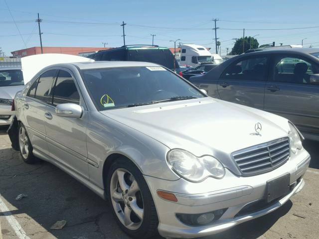 WDBRF52H56F739603 - 2006 MERCEDES-BENZ C GENERATI SILVER photo 1