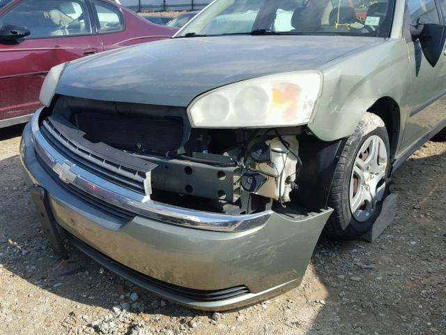 1G1ZS52F75F141385 - 2005 CHEVROLET MALIBU GREEN photo 9