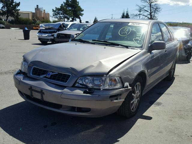 YV1VS27534F100880 - 2004 VOLVO S40 1.9T BEIGE photo 2