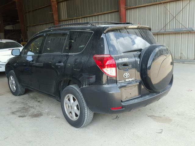 JTMZD33V765006443 - 2006 TOYOTA RAV4 BLACK photo 3