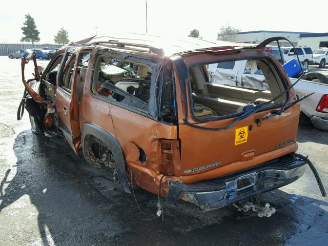 3GNEC16Z34G105777 - 2004 CHEVROLET SUBURBAN C ORANGE photo 3