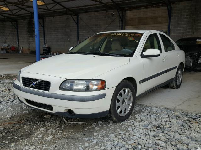 YV1RS61R412065595 - 2001 VOLVO S60 WHITE photo 2