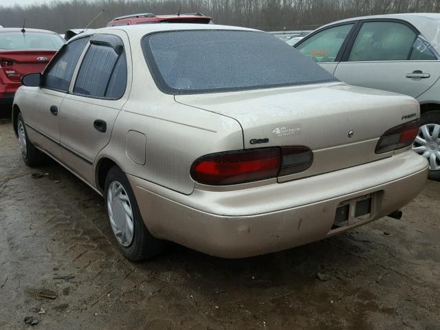 1Y1SK5268SZ018001 - 1995 GEO PRIZM BASE TAN photo 3