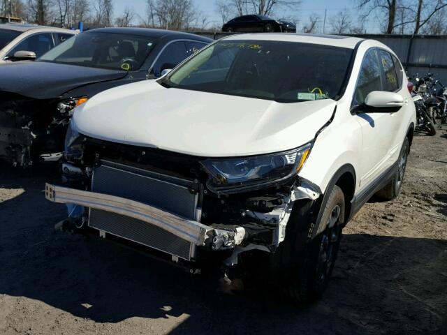 5J6RW2H85HL066432 - 2017 HONDA CR-V EXL WHITE photo 2