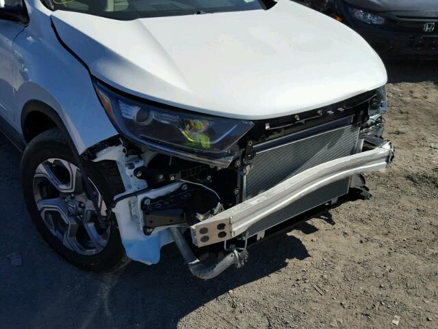 5J6RW2H85HL066432 - 2017 HONDA CR-V EXL WHITE photo 9