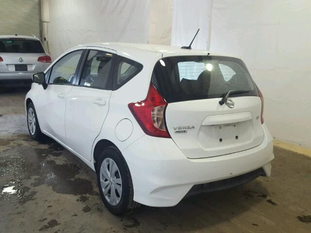 3N1CE2CP1HL370815 - 2017 NISSAN VERSA NOTE WHITE photo 3