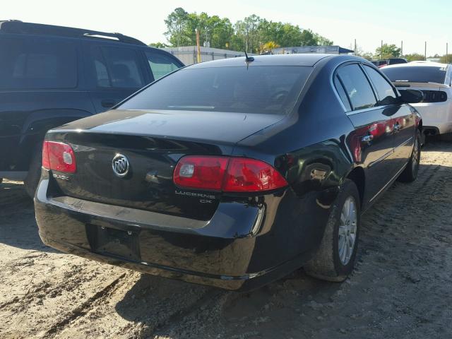 1G4HP57286U198052 - 2006 BUICK LUCERNE CX BLACK photo 4