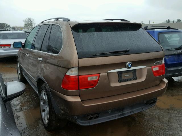 WBAFB33531LH07302 - 2001 BMW X5 4.4I BROWN photo 3