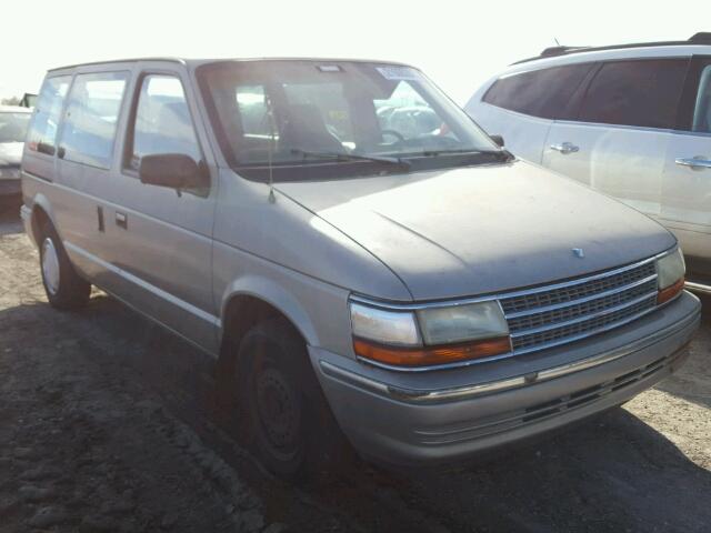 2P4GH2536MR127784 - 1991 PLYMOUTH VOYAGER GRAY photo 1