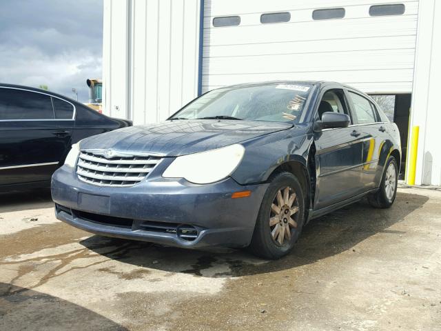 1C3LC46J28N205804 - 2008 CHRYSLER SEBRING LX BLUE photo 2