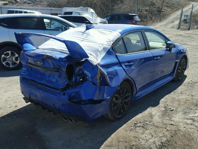 JF1VA2M66J9804643 - 2018 SUBARU WRX STI BLUE photo 4