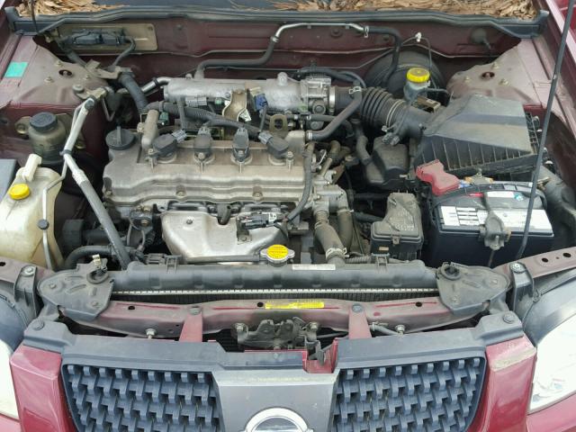 3N1CB51D04L896253 - 2004 NISSAN SENTRA 1.8 BURGUNDY photo 7