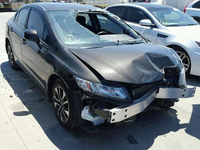 19XFB2F86DE039010 - 2013 HONDA CIVIC EX Qəhvəyi foto 1