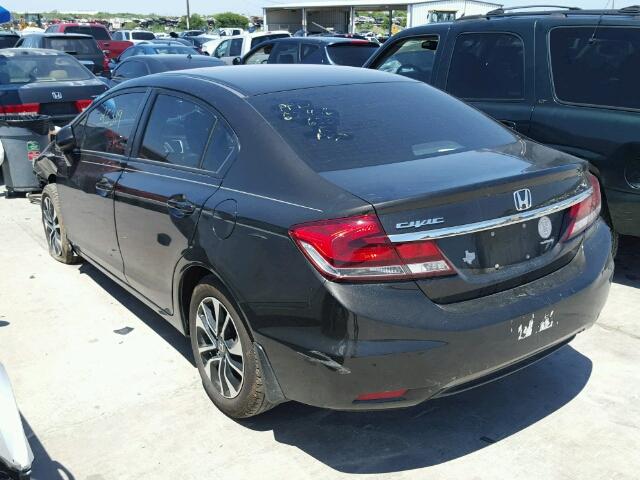 19XFB2F86DE039010 - 2013 HONDA CIVIC EX Qəhvəyi foto 3
