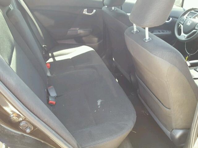 19XFB2F86DE039010 - 2013 HONDA CIVIC EX Qəhvəyi foto 6